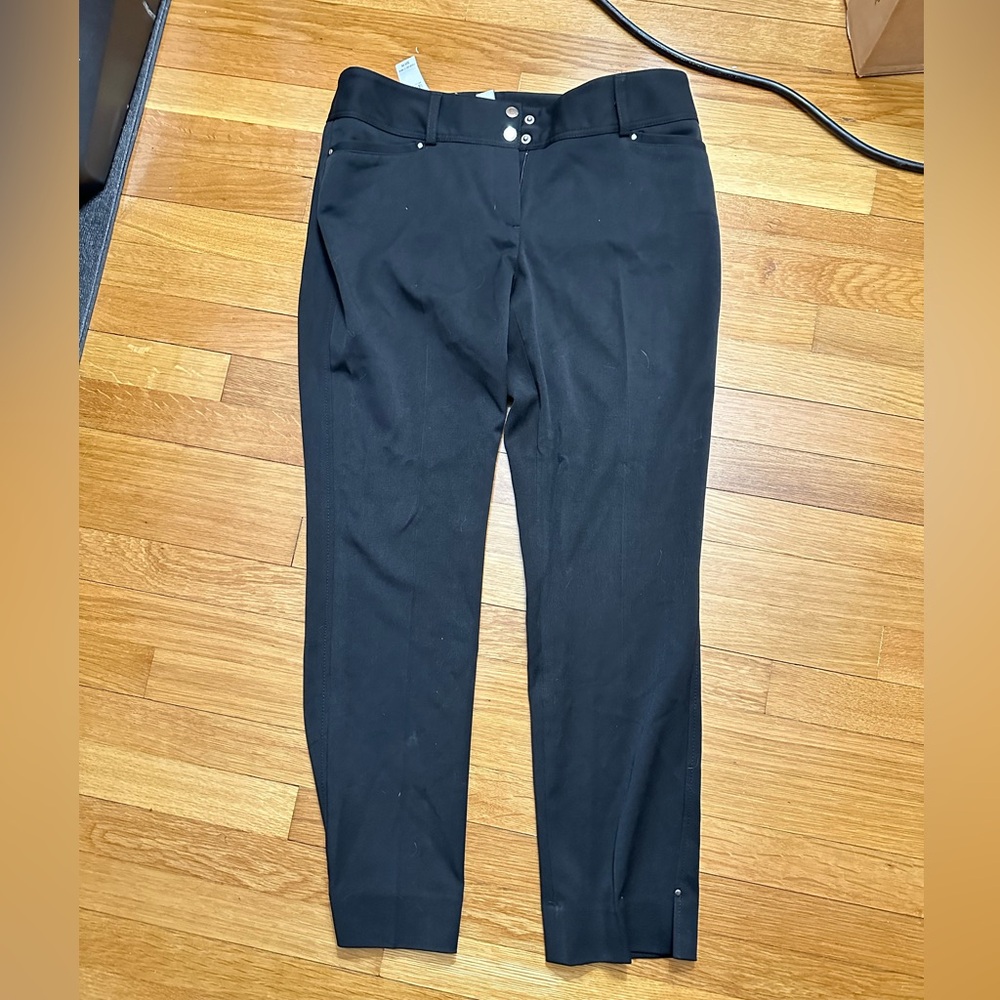 NWT White House Black Market Black Pants Size 10S - Picture 3 of 6